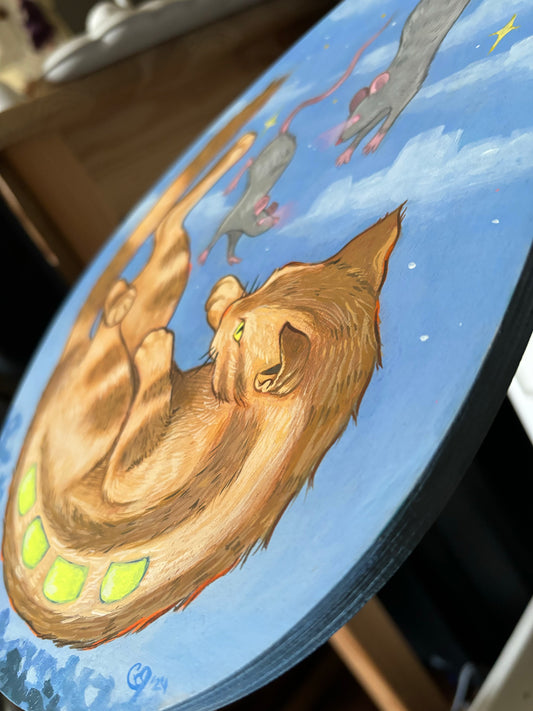 "Catbus" original painting