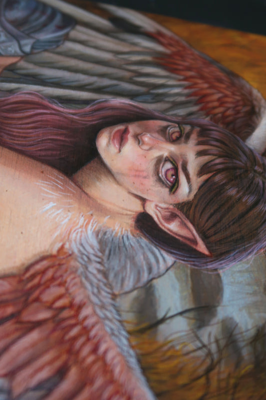 Knight's Descent - Original Painting