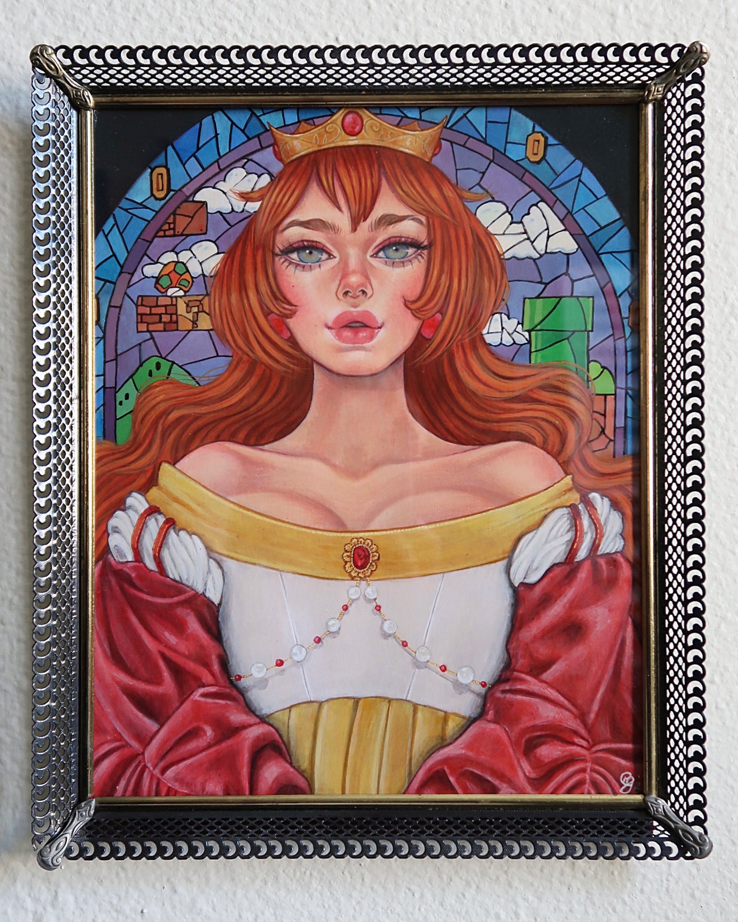 Princess Toadstool - Original Painting