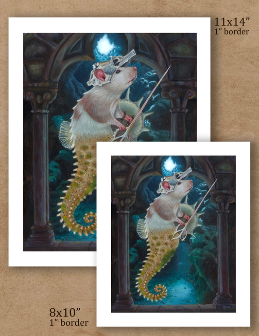 Sentinel of the Sunken Realm - Print