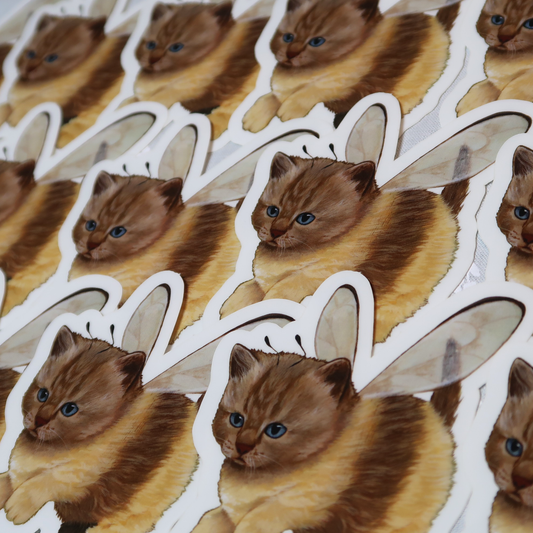 bumble cat - sticker