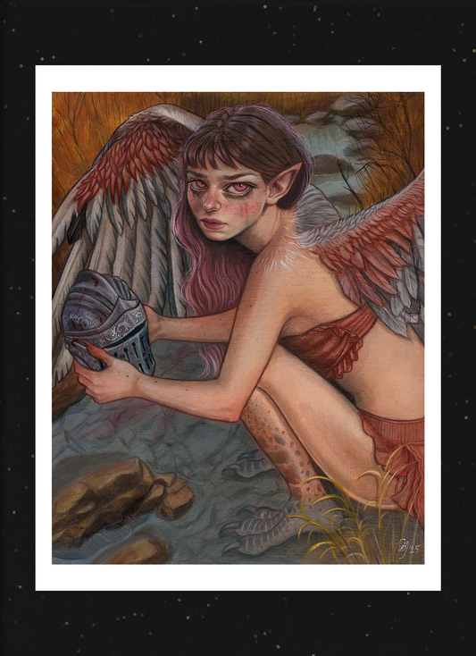 Knight's Descent - Print