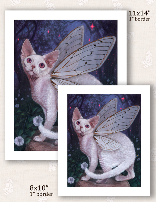 Whispering Whiskers - Print