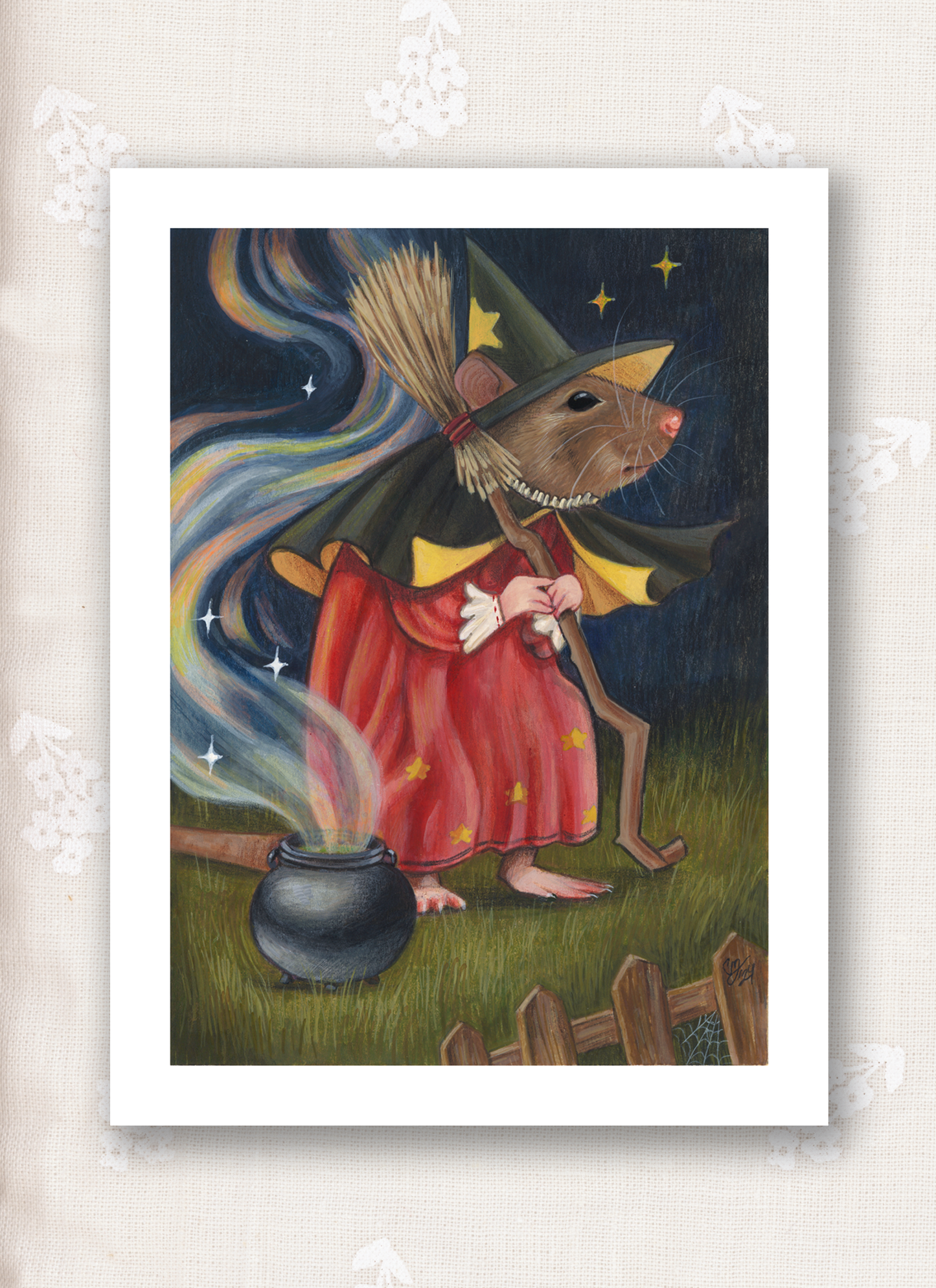 Witchy Rattie - Print