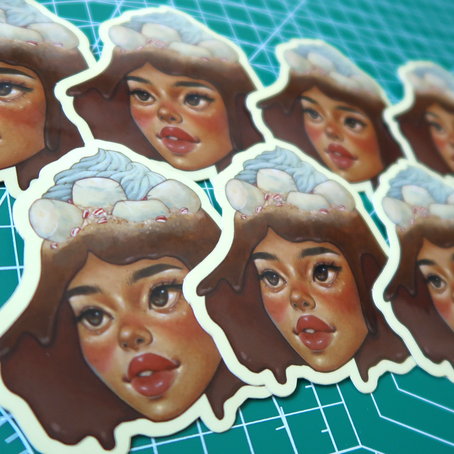 hot chocolate sticker