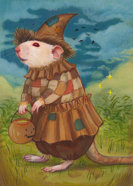 scarecrow rattie - 5x7 print