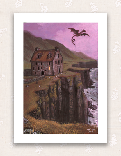 House by the Wyrm Sea - Print