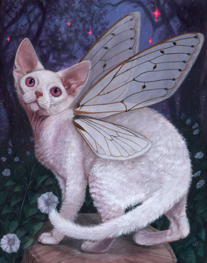 Whispering Whiskers - Print