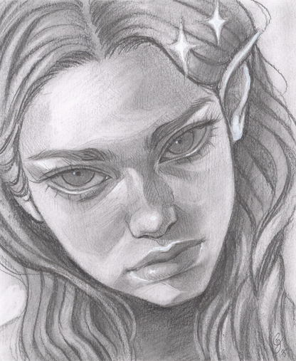 Eurydice - Original Drawing
