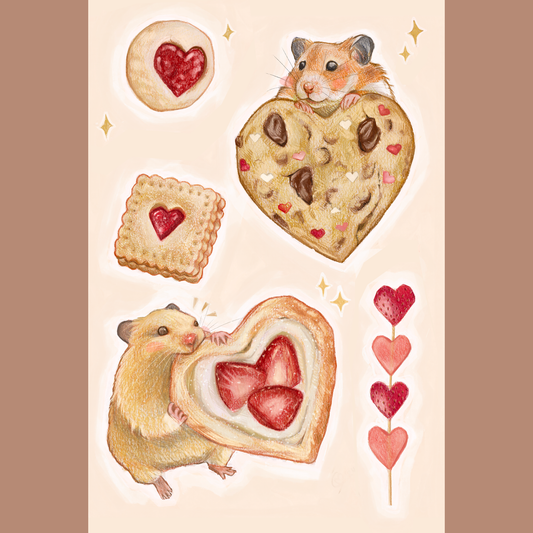 valentine hammies - mini print