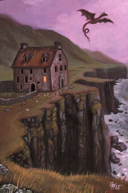 House by the Wyrm Sea - Print