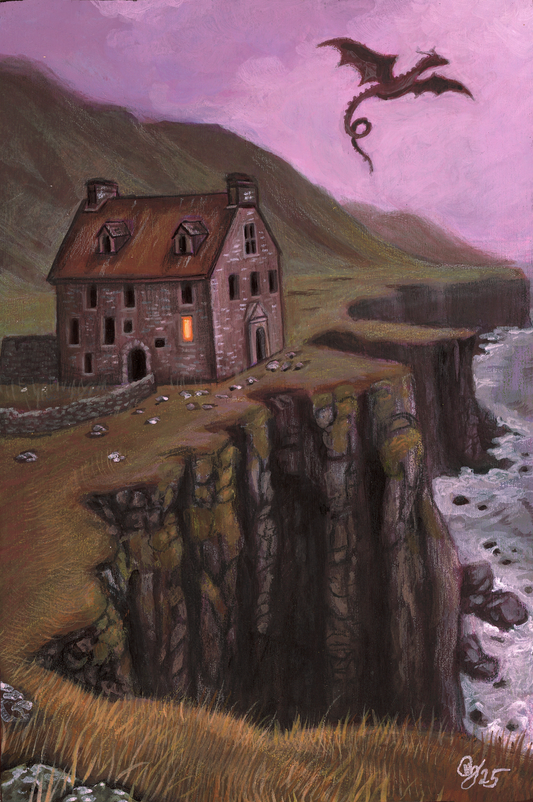 House by the Wyrm Sea - Print