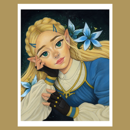 princess zelda - print