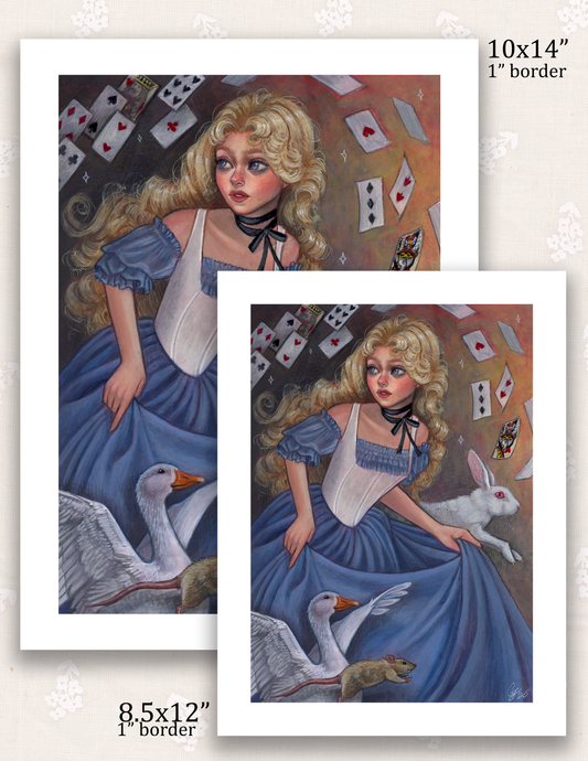 Shower of Cards - Print