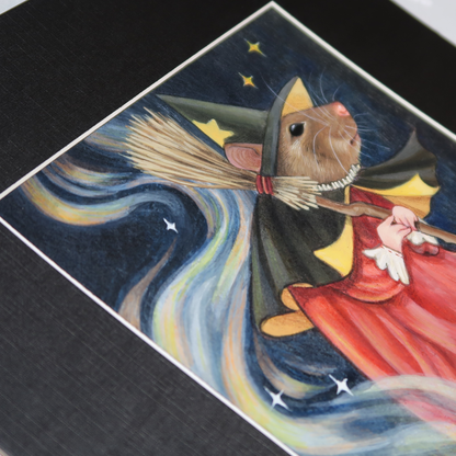 witchy rattie - original painting