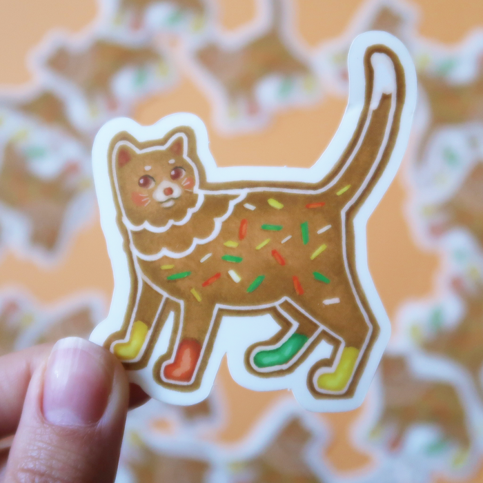 gingerbread cat